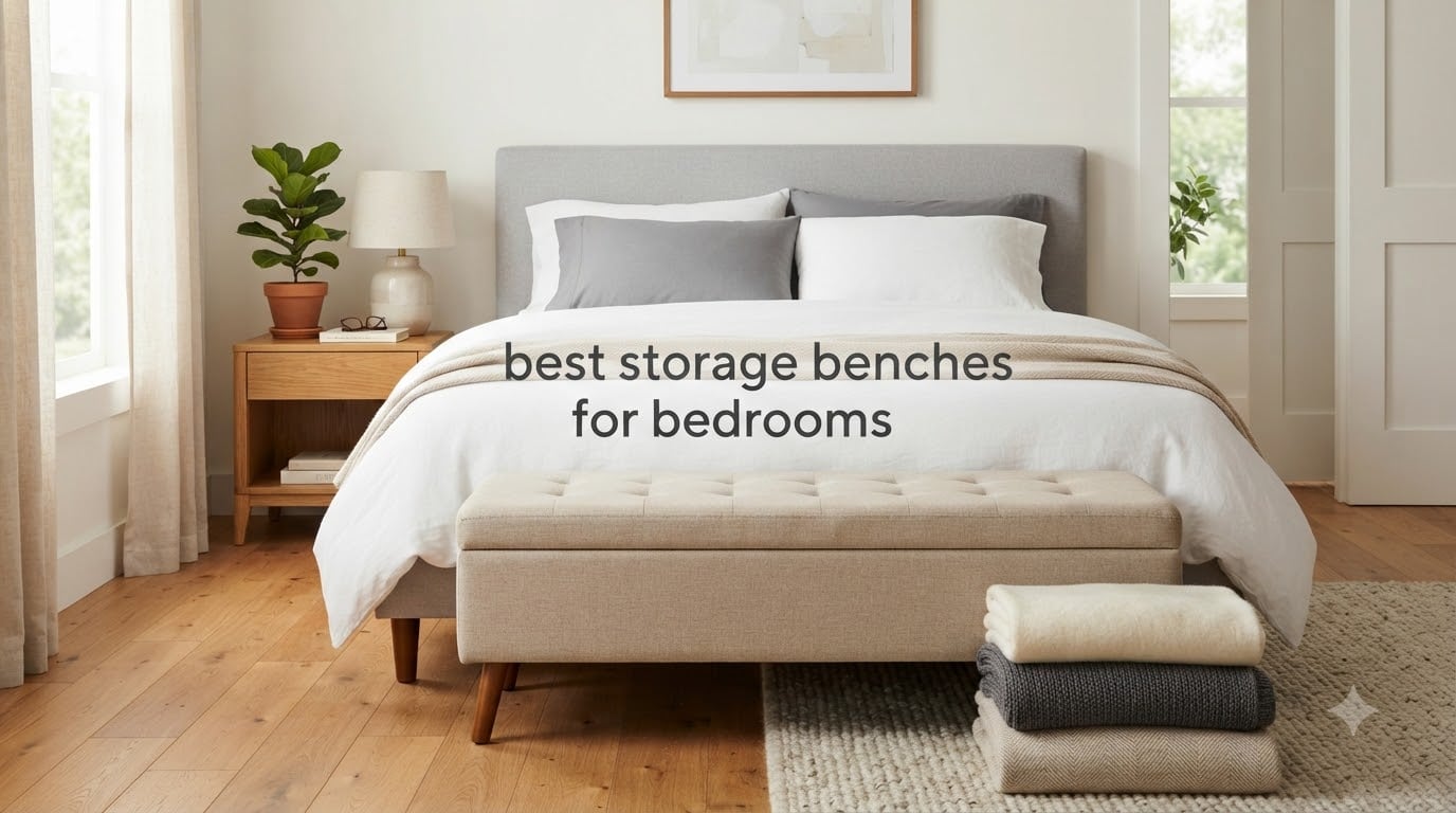 best storage benches for bedrooms