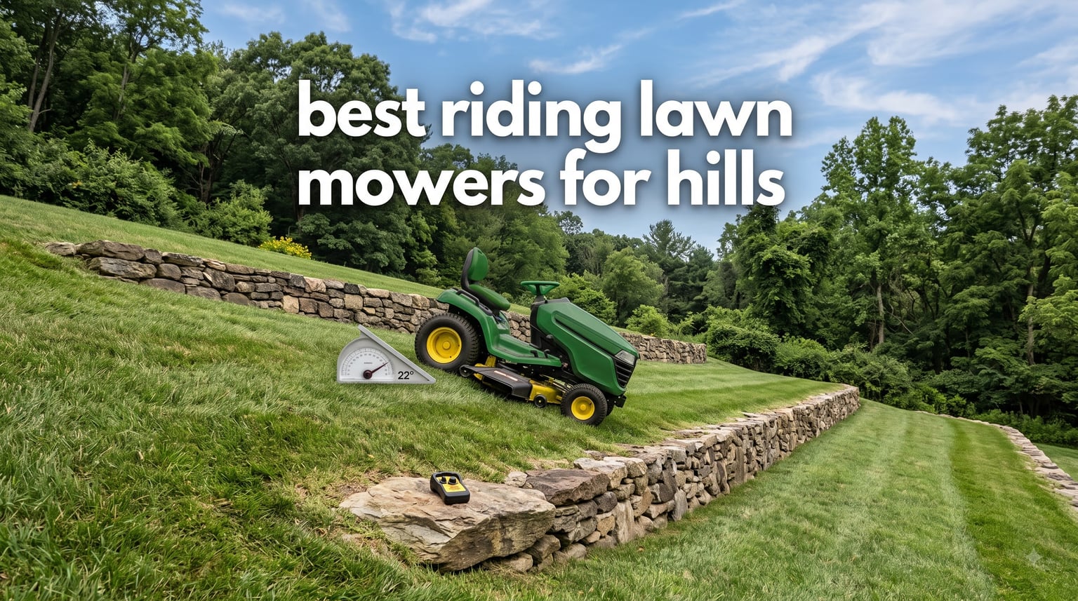 best riding lawn mowers for hills