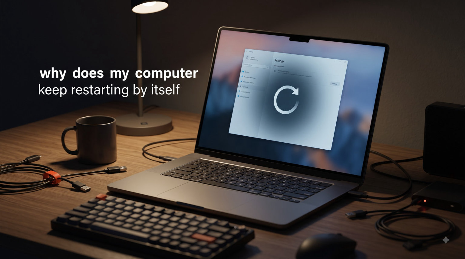 why does my computer keep restarting by itself