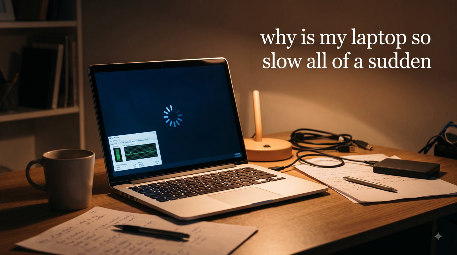 why is my laptop so slow all of a sudden