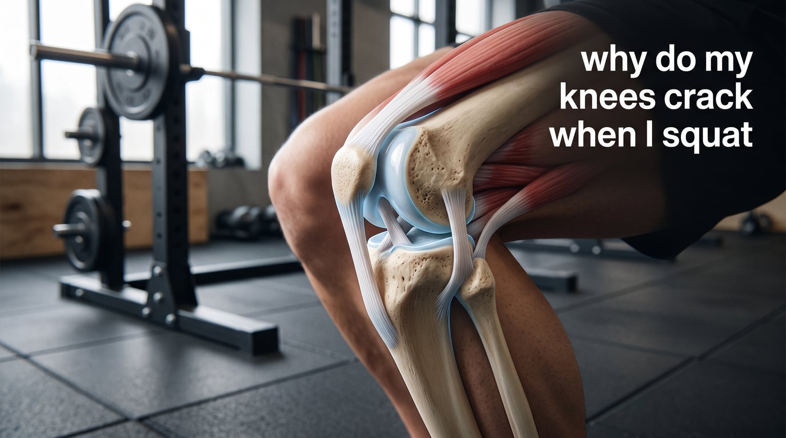 why do my knees crack when I squat