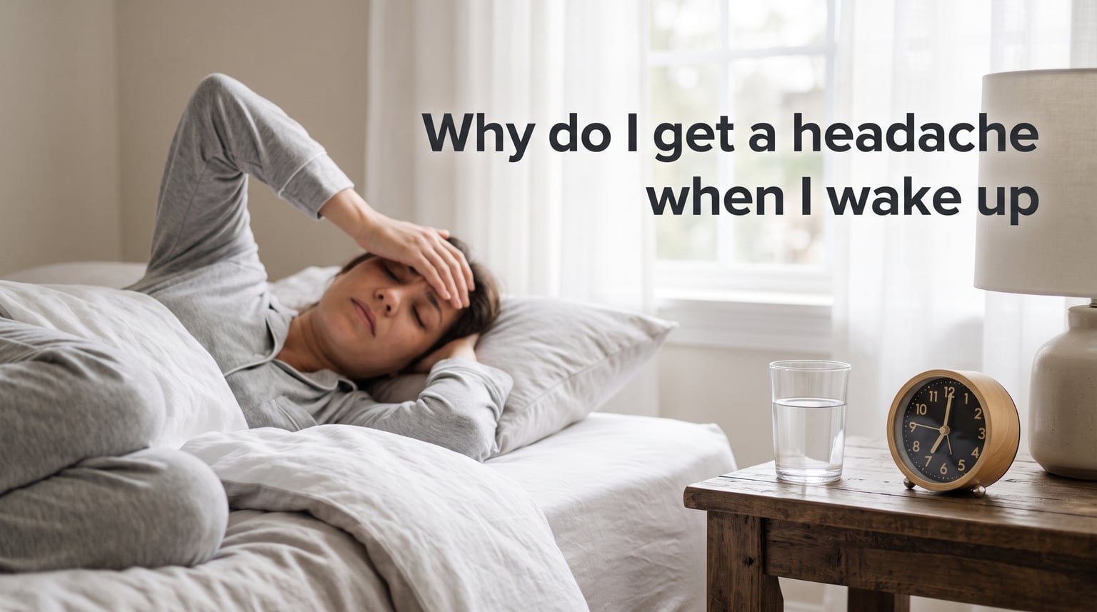 why do I get a headache when I wake up