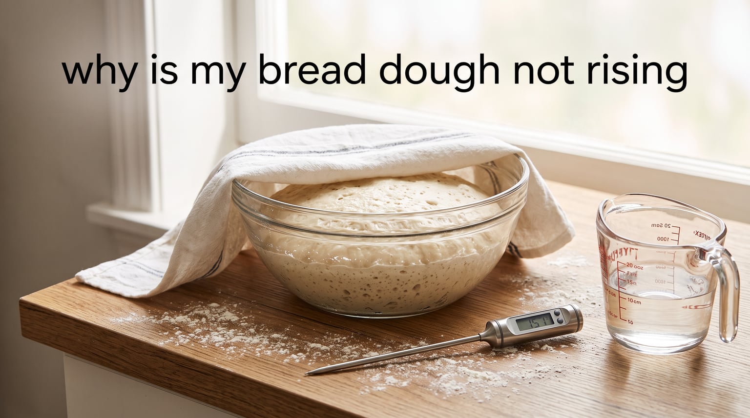 why is my bread dough not rising