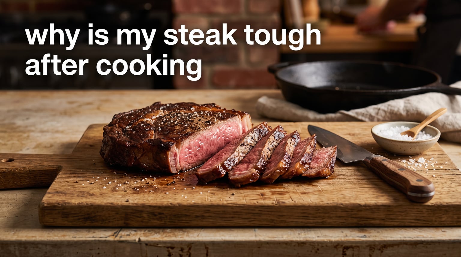 why is my steak tough after cooking