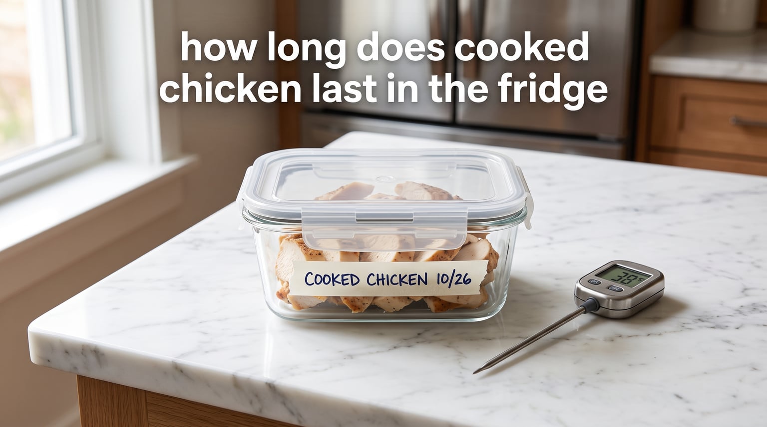 how long does cooked chicken last in the fridge