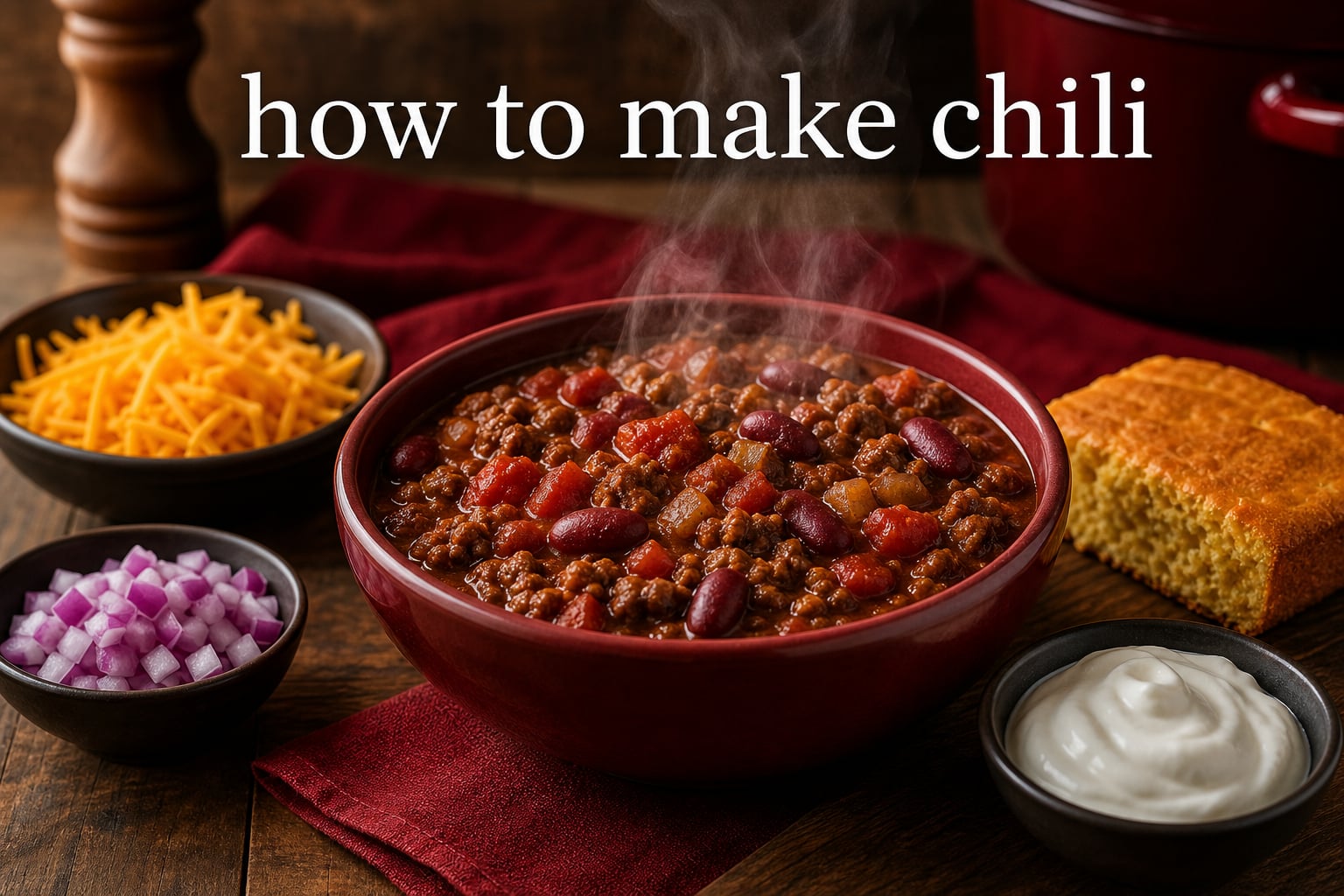 how to make chili