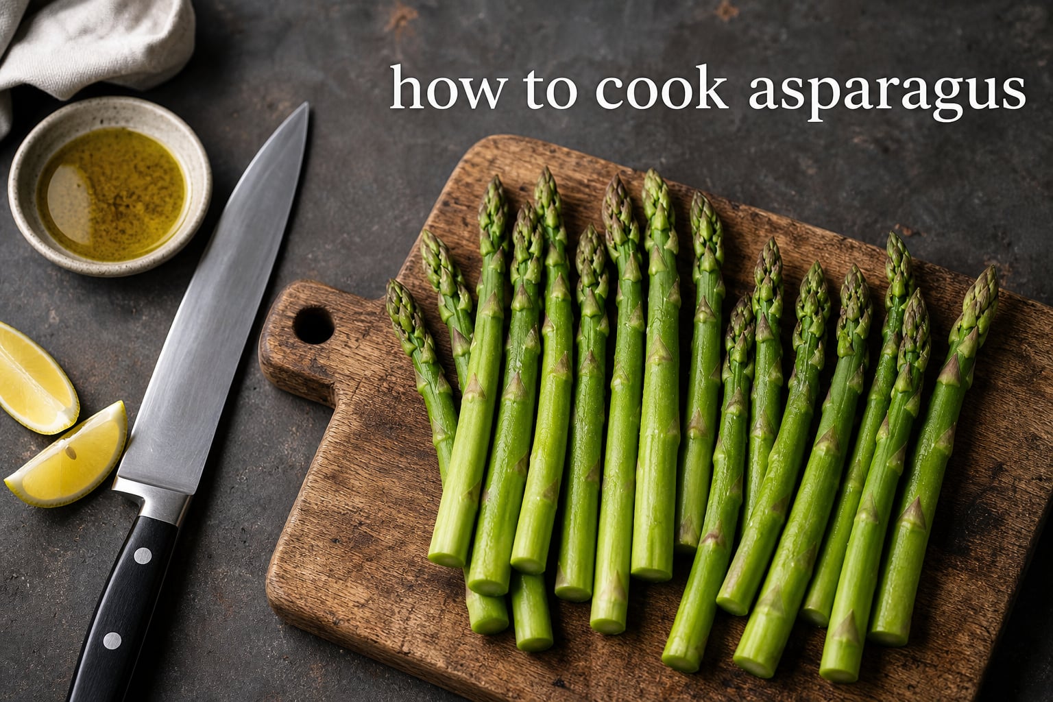 how to cook asparagus