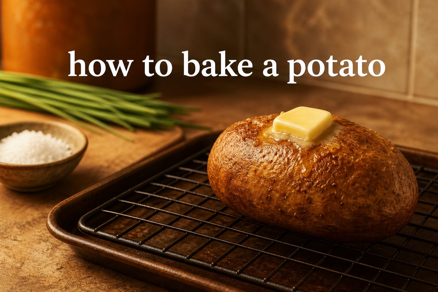 how to bake a potato