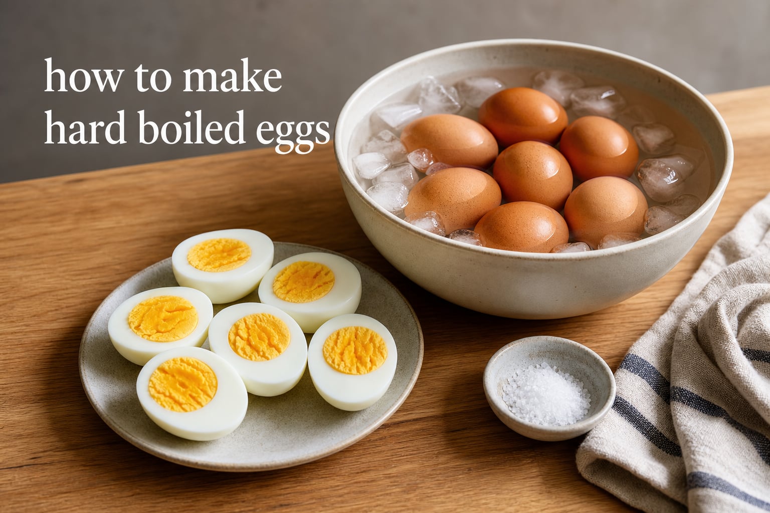 how to make hard boiled eggs