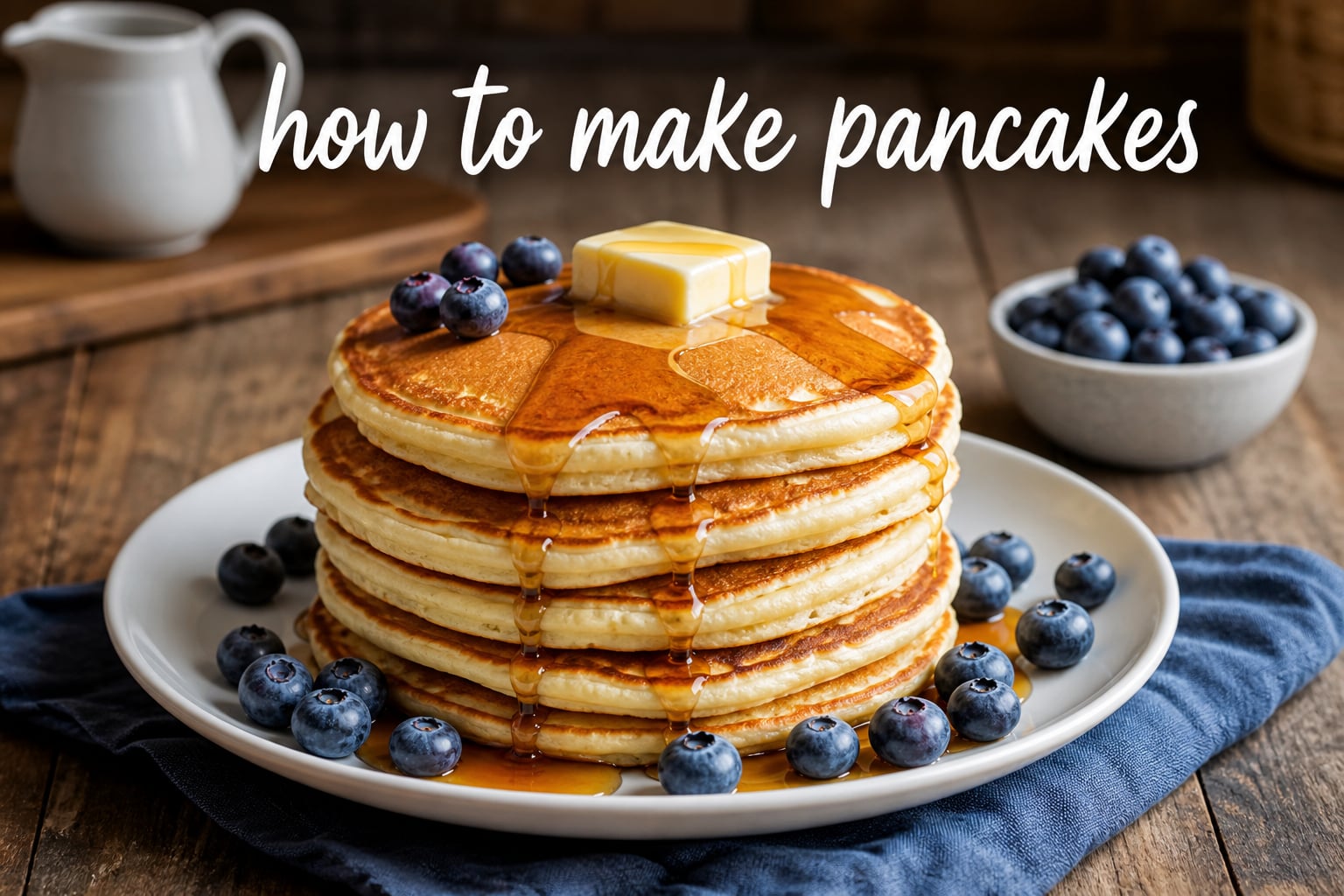 how to make pancakes