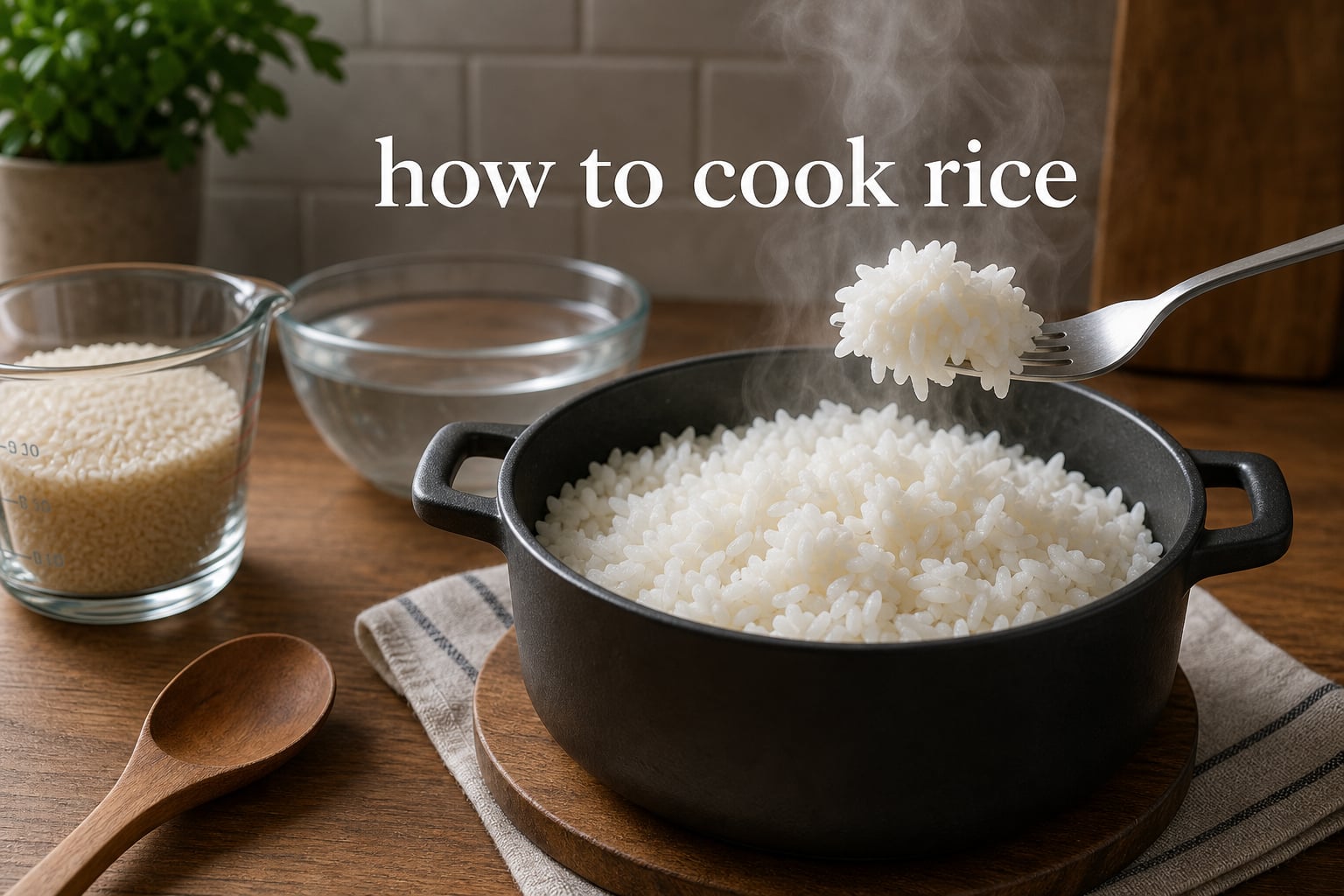 how to cook rice