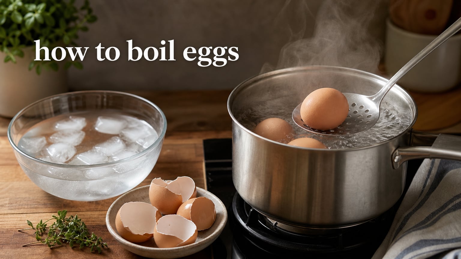 how to boil eggs
