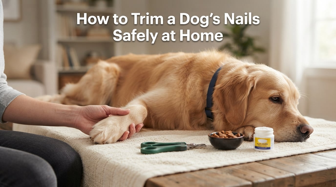 How to Trim a Dog's Nails Safely at Home
