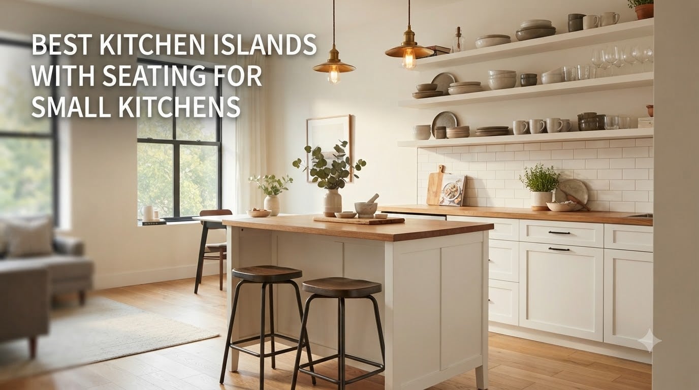 best kitchen islands with seating for small kitchens