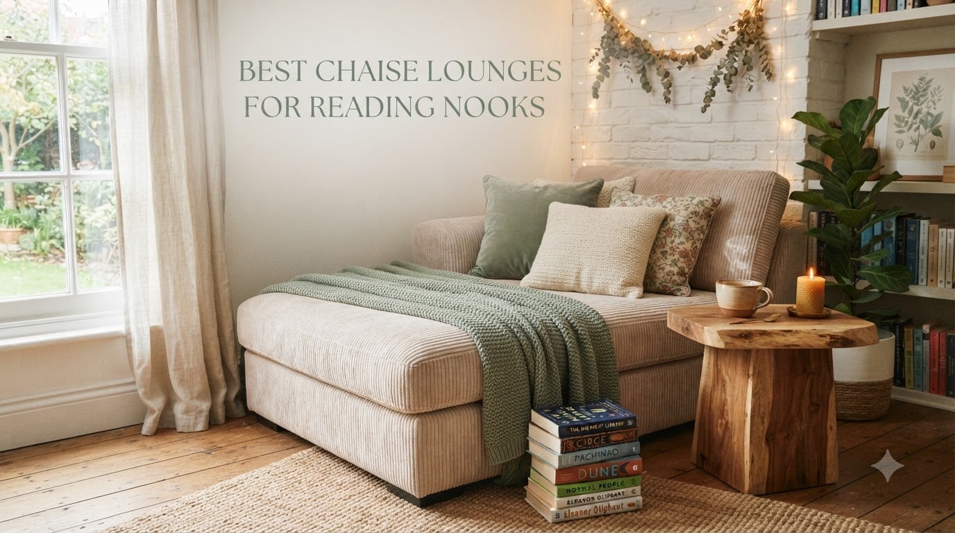 best chaise lounges for reading nooks