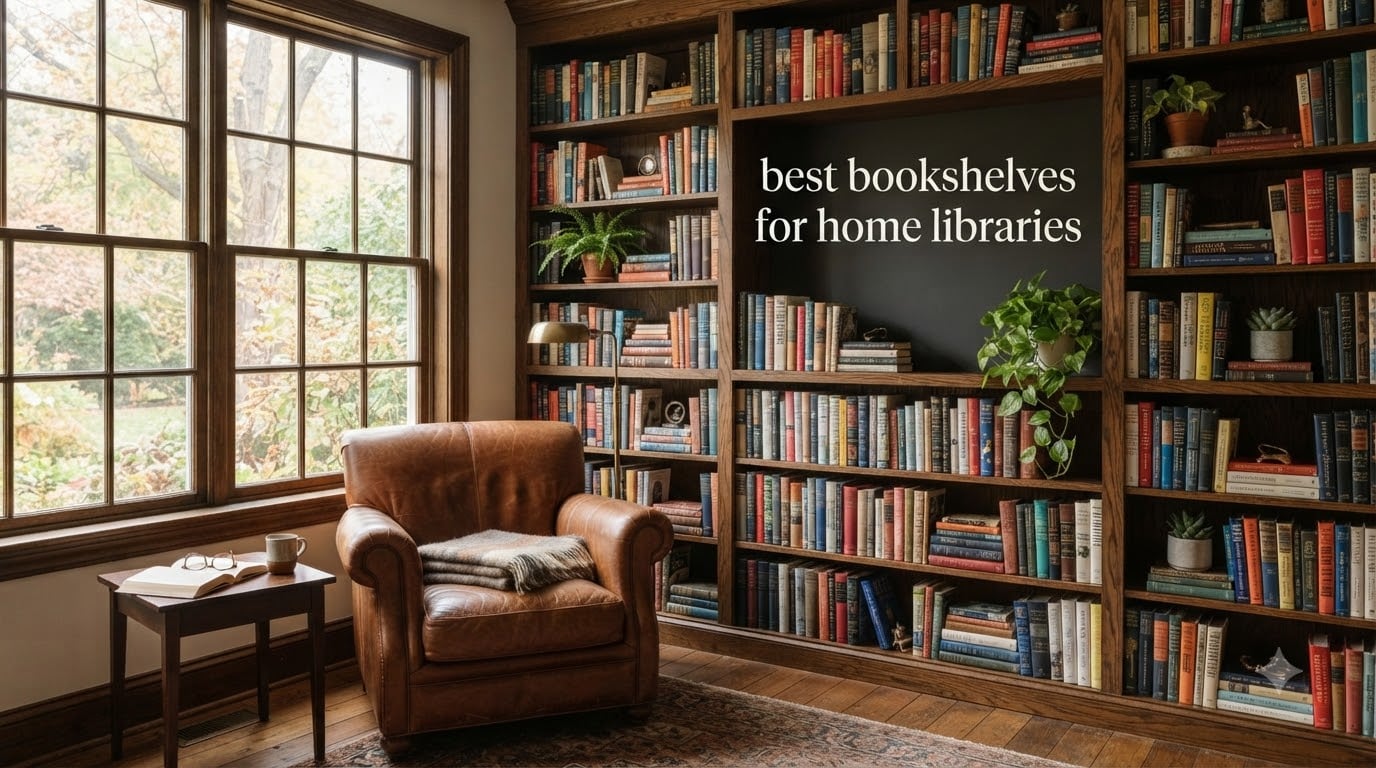 best bookshelves for home libraries