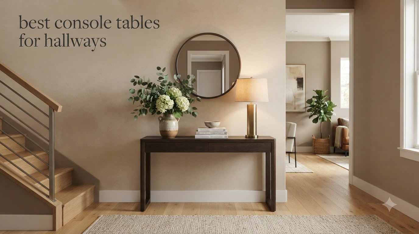 best console tables for hallways