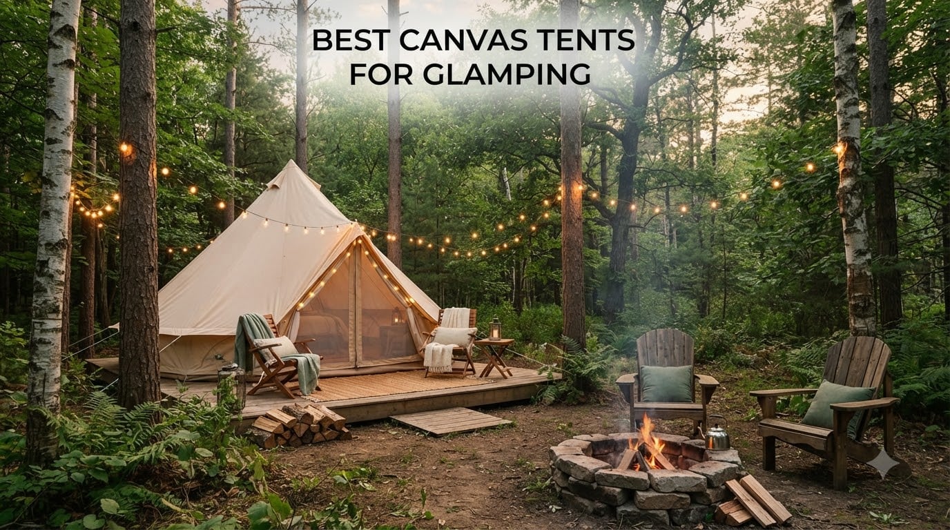 best canvas tents for glamping