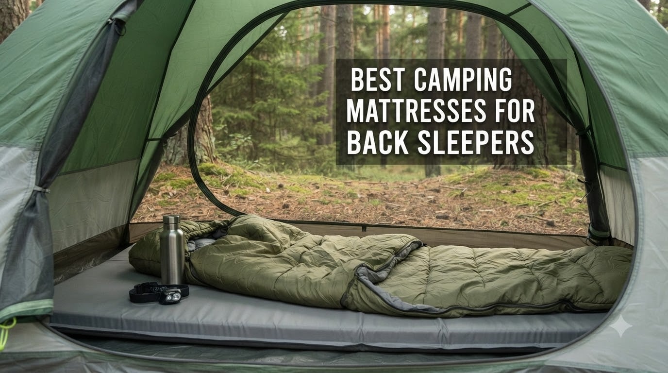 best camping mattresses for back sleepers