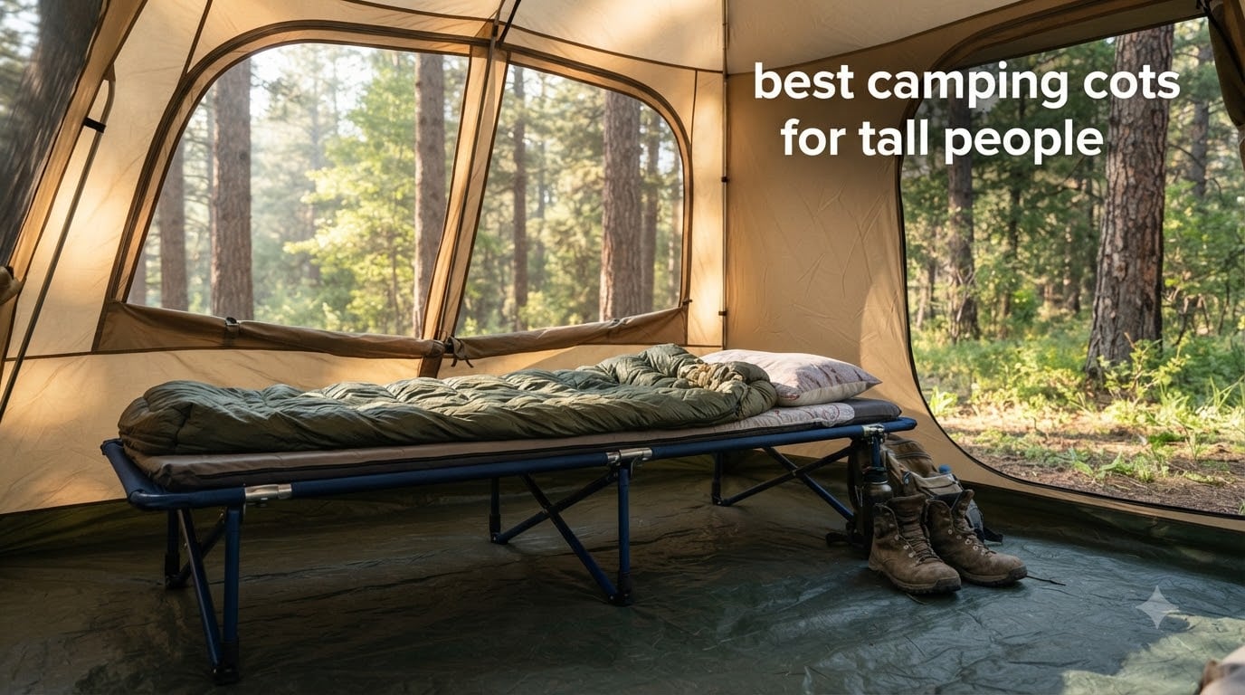 best camping cots for tall people