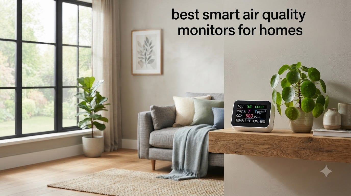 best smart air quality monitors for homes