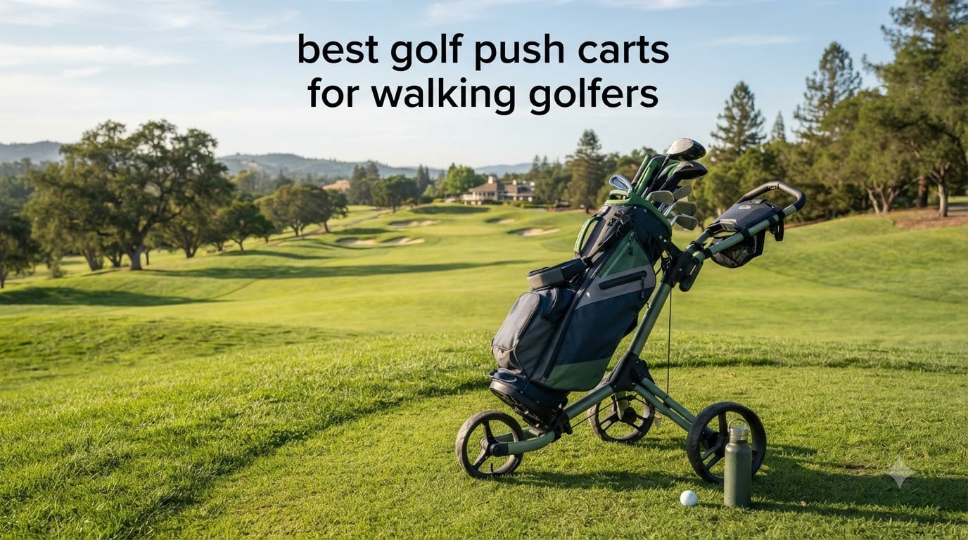 best golf push carts for walking golfers