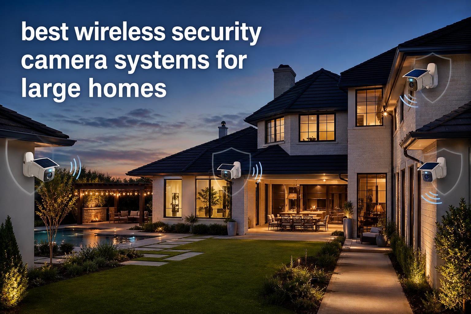 best wireless security camera systems for large homes