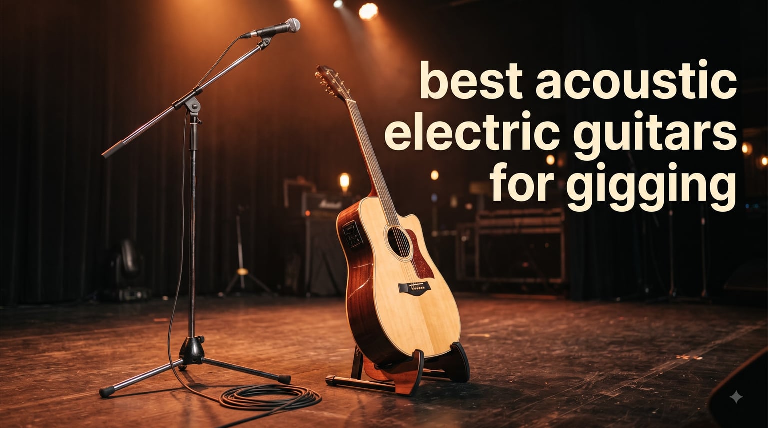 best acoustic electric guitars for gigging