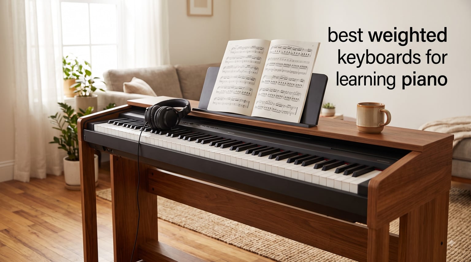 best weighted keyboards for learning piano
