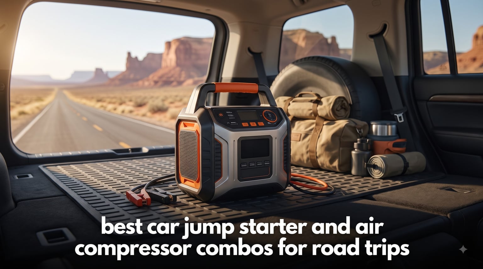 best car jump starter and air compressor combos for road trips