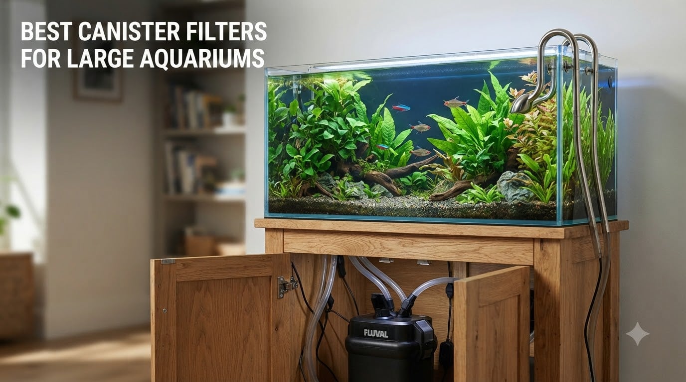 best canister filters for large aquariums