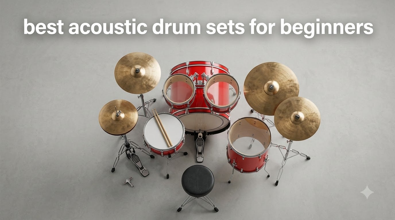best acoustic drum sets for beginners