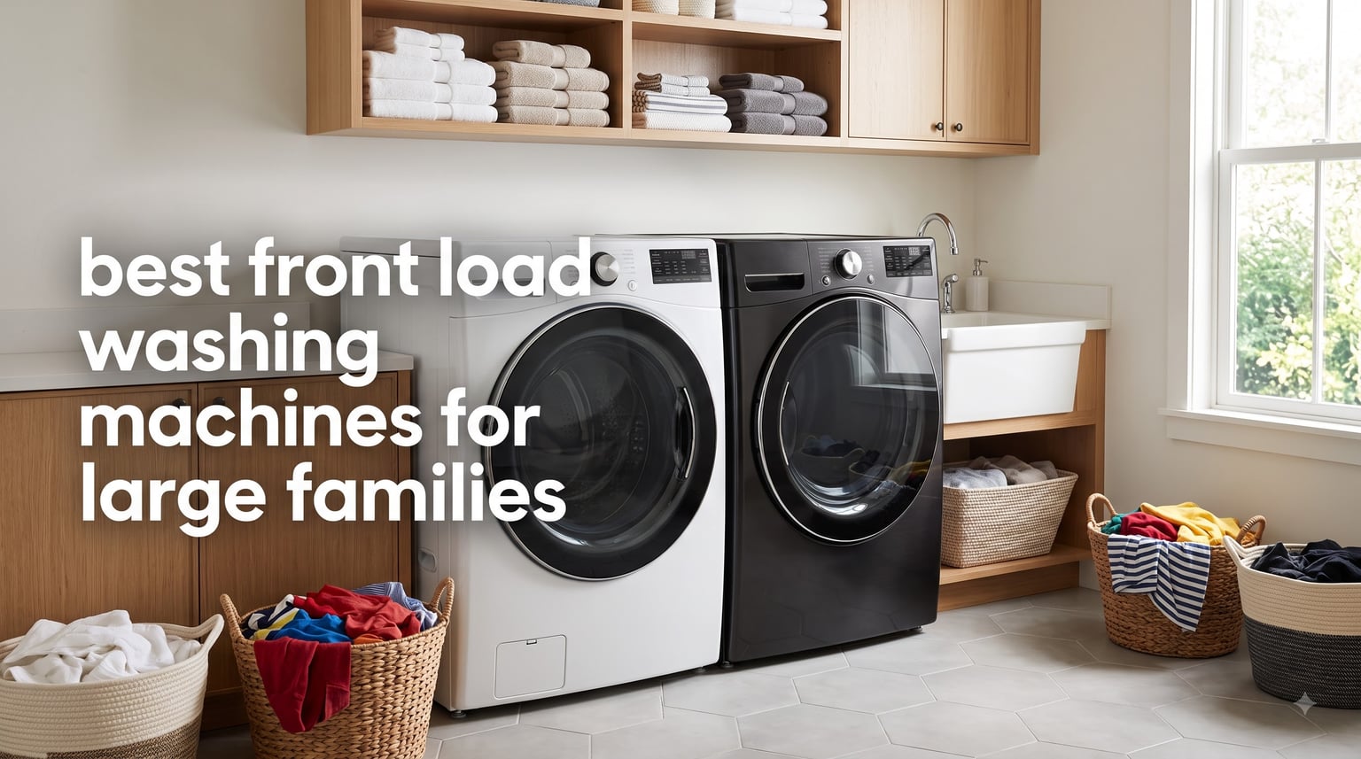best front load washing machines for large families