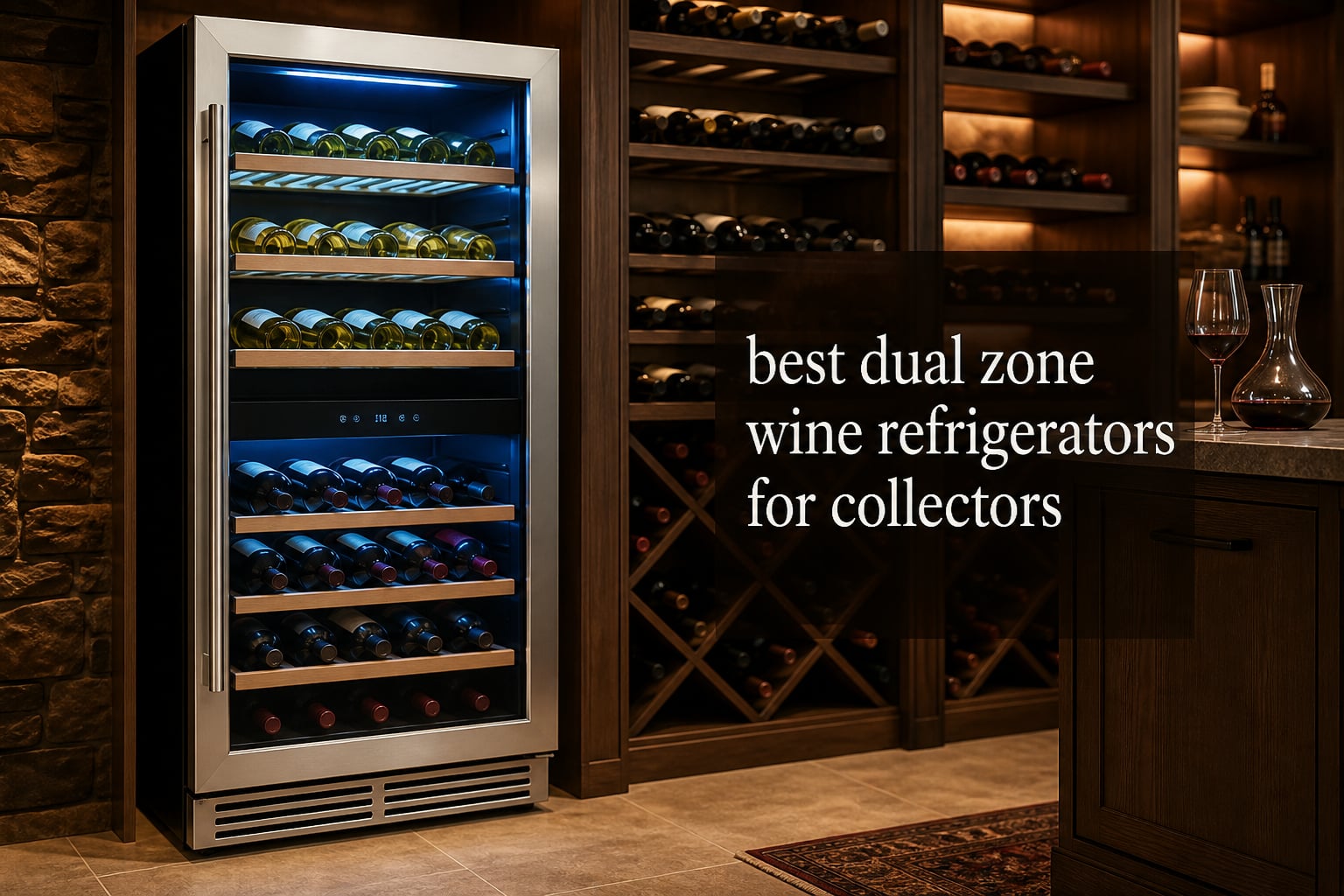 best dual zone wine refrigerators for collectors