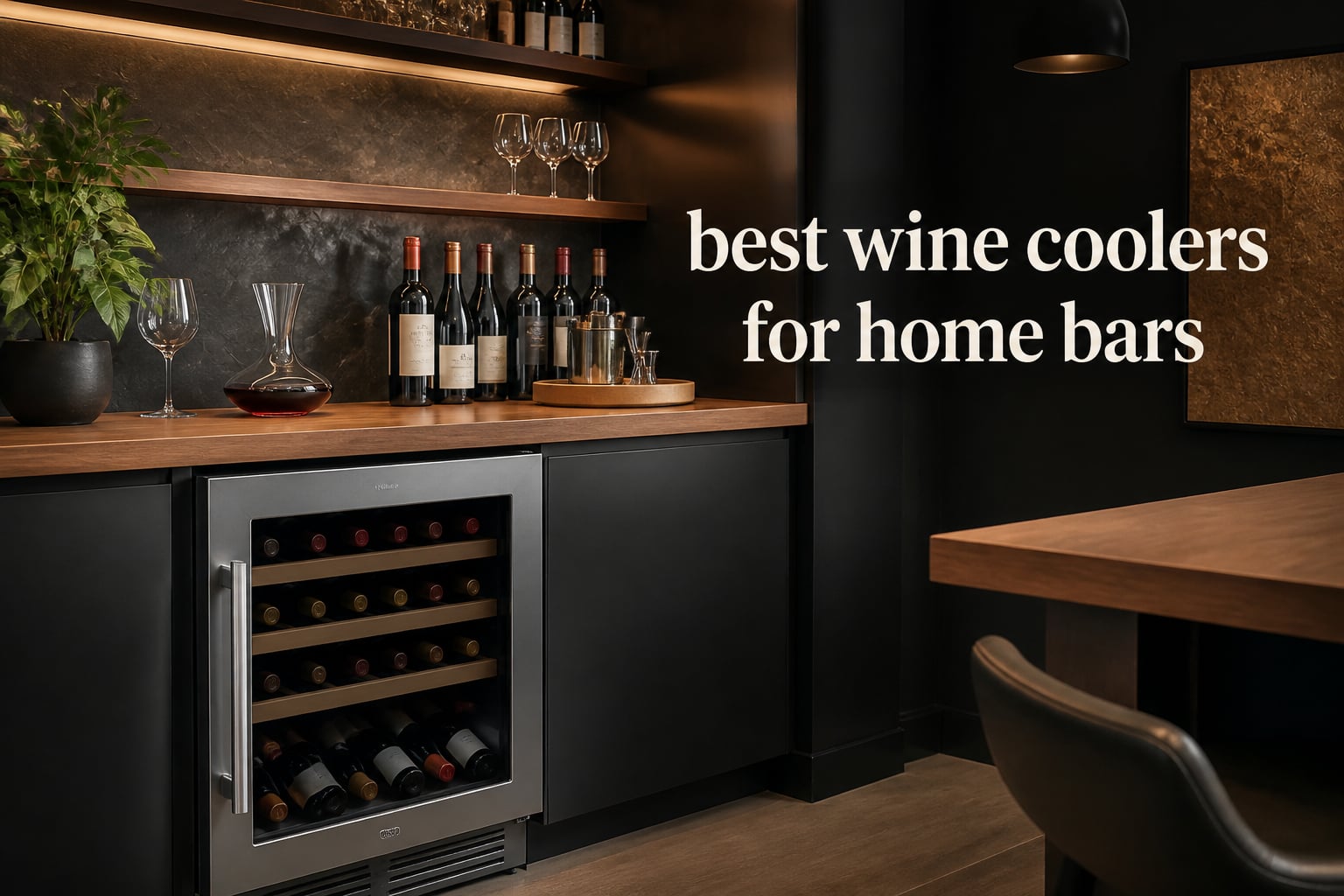 best wine coolers for home bars