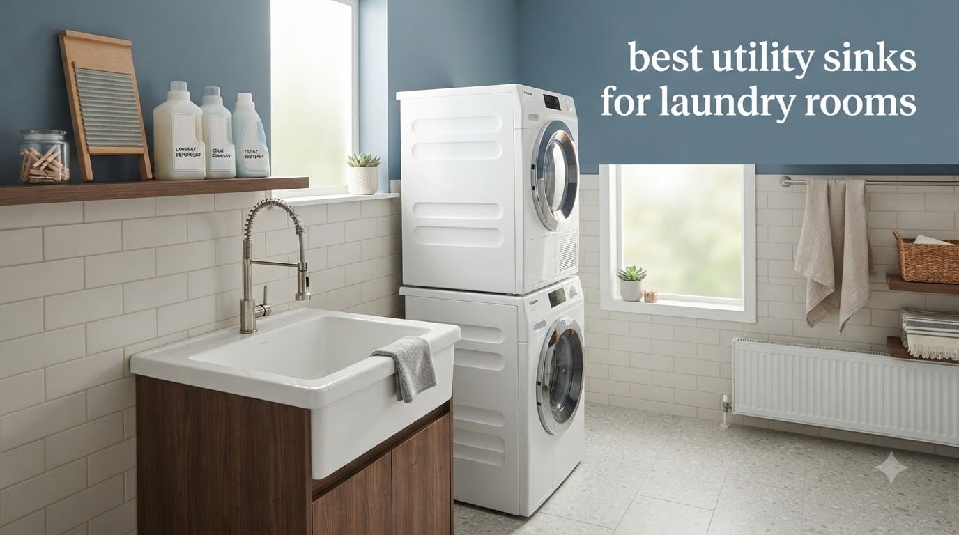 best utility sinks for laundry rooms