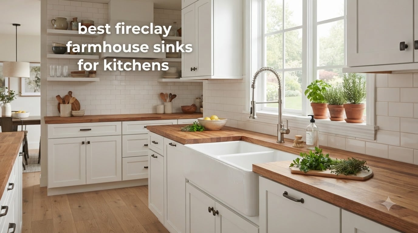 best fireclay farmhouse sinks for kitchens