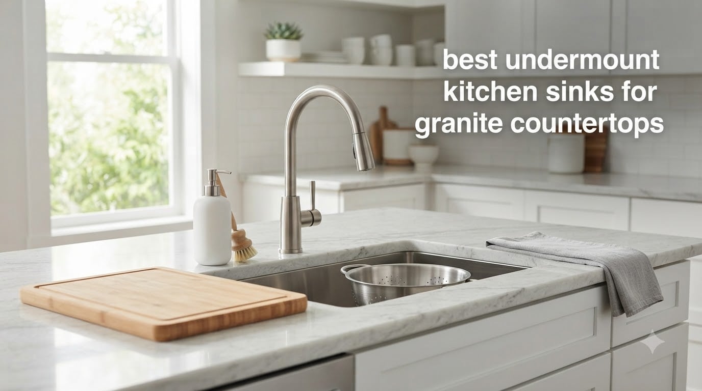 best undermount kitchen sinks for granite countertops