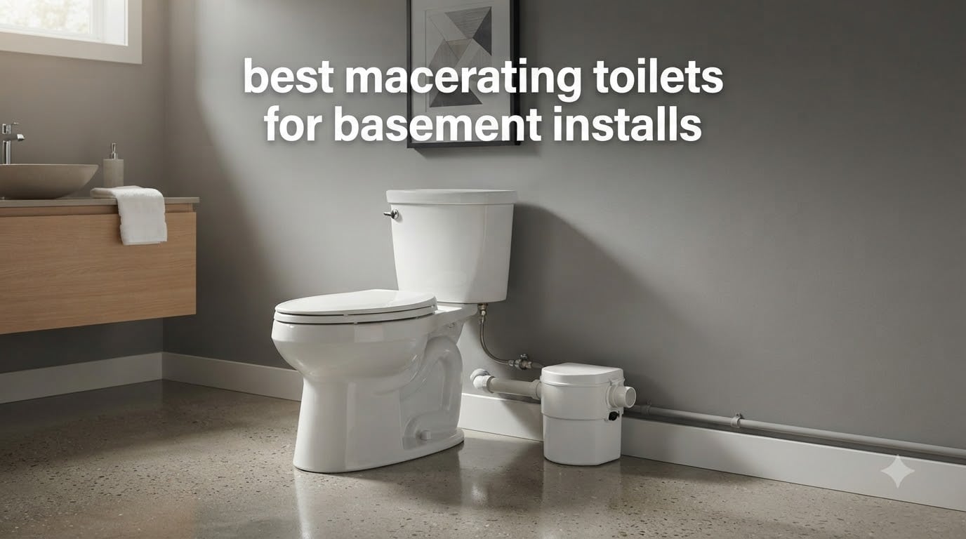 best macerating toilets for basement installs