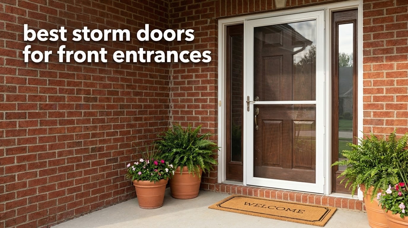 best storm doors for front entrances