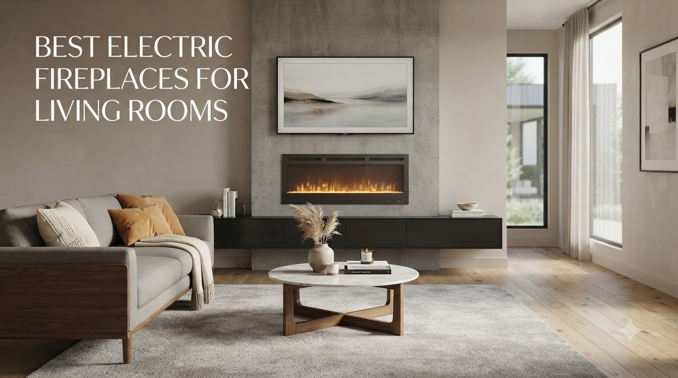 best electric fireplaces for living rooms