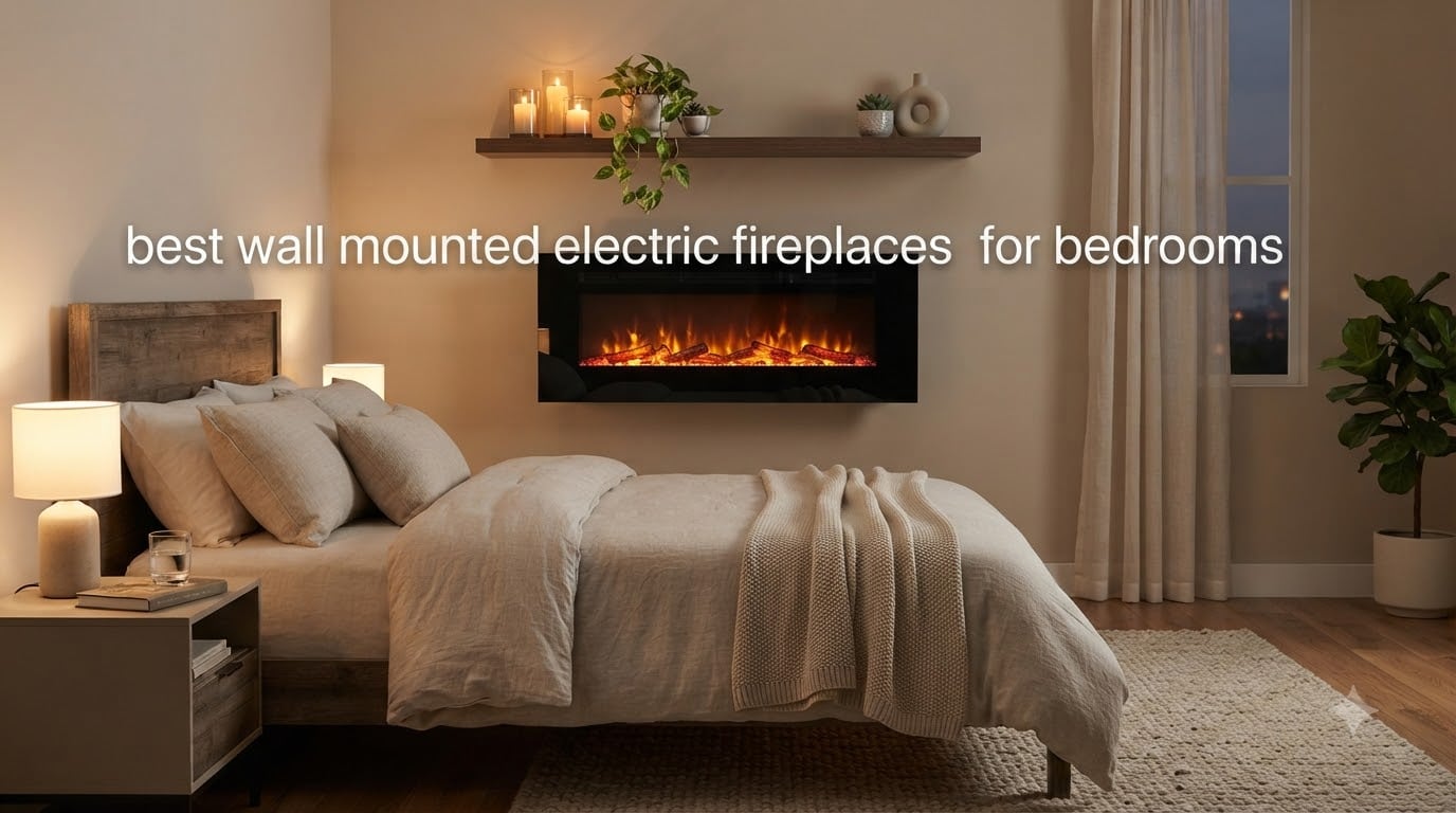 best wall mounted electric fireplaces for bedrooms