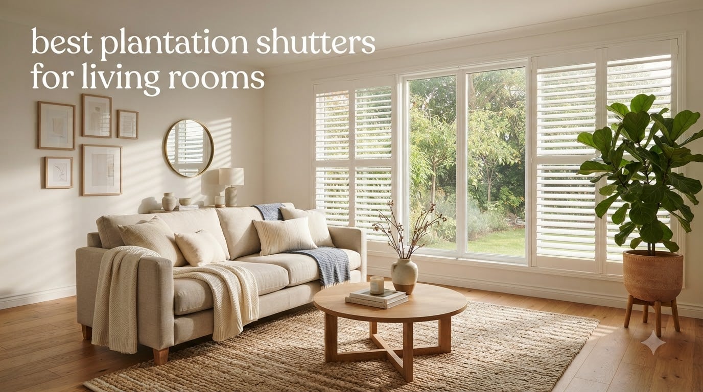 best plantation shutters for living rooms