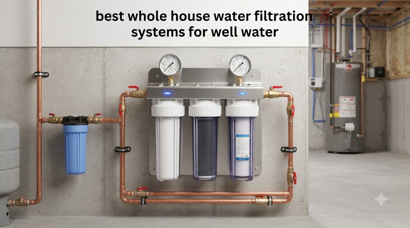 best whole house water filtration systems for well water