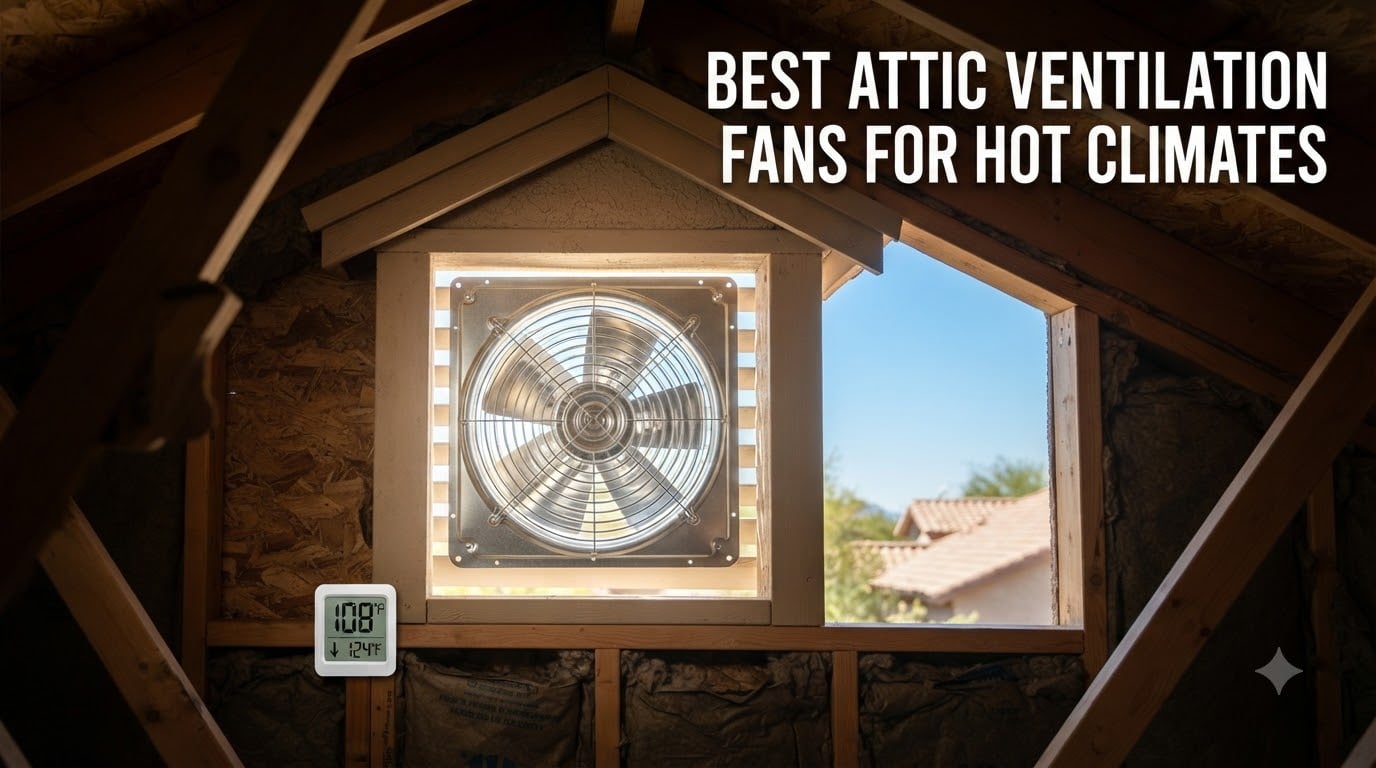 best attic ventilation fans for hot climates