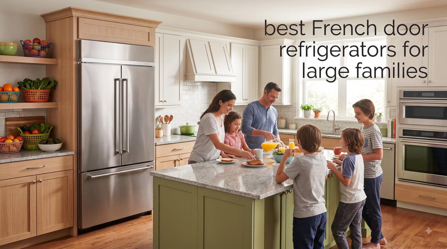 best French door refrigerators for large families