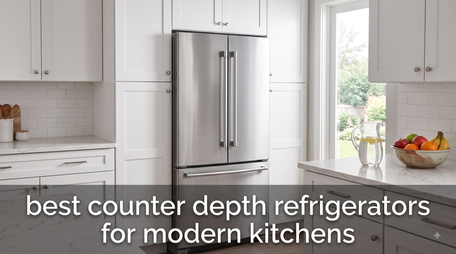best counter depth refrigerators for modern kitchens
