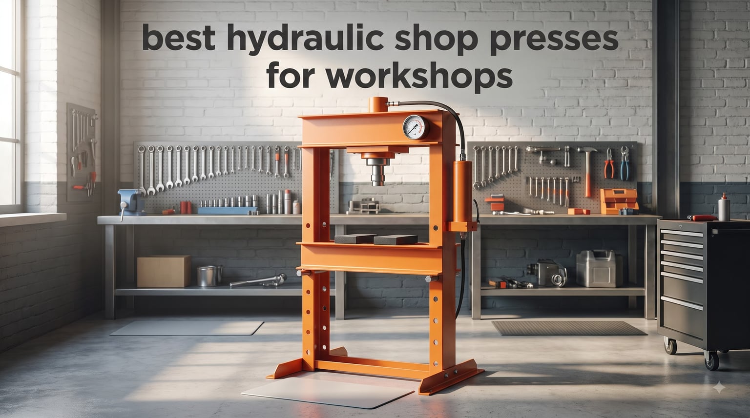 best hydraulic shop presses for workshops