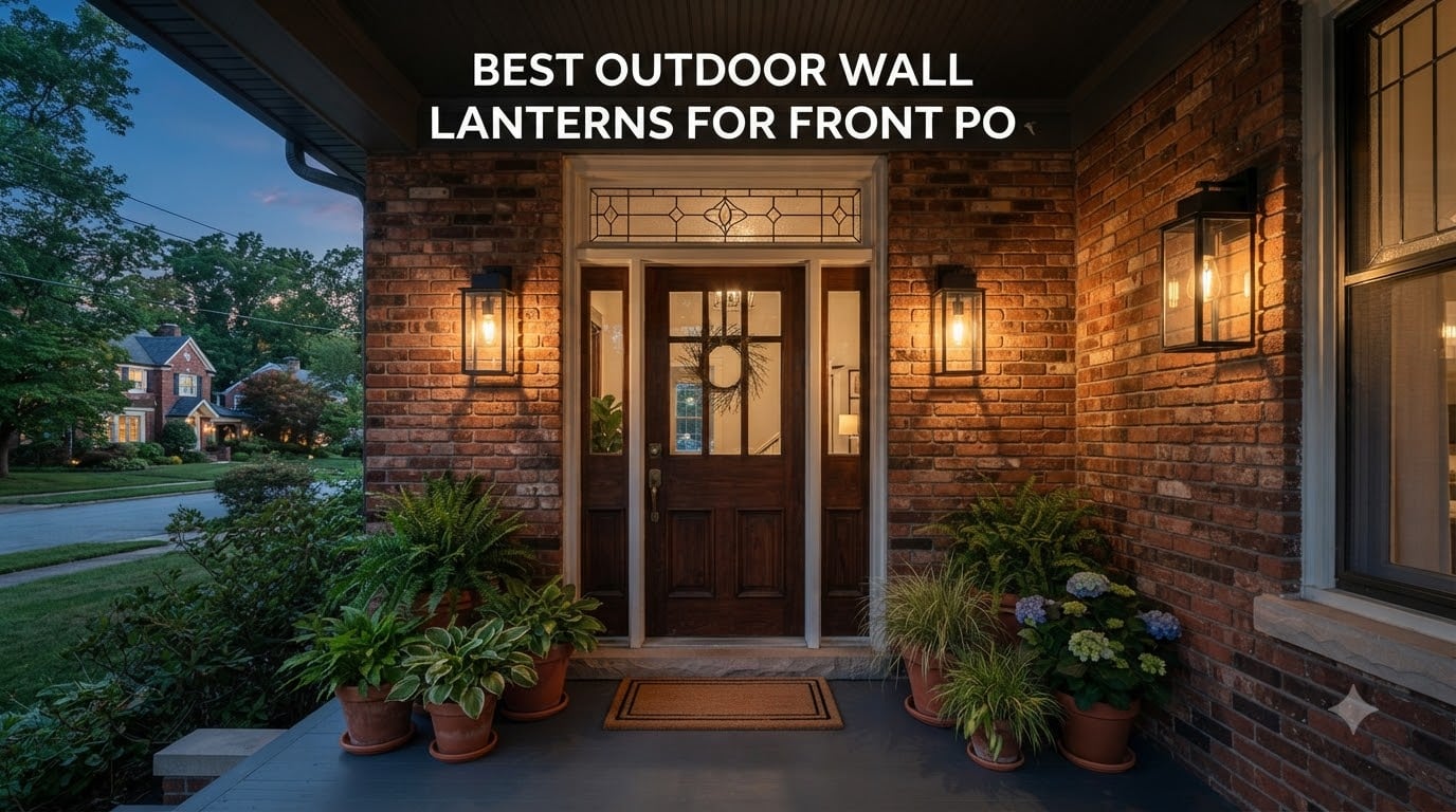 best outdoor wall lanterns for front porches