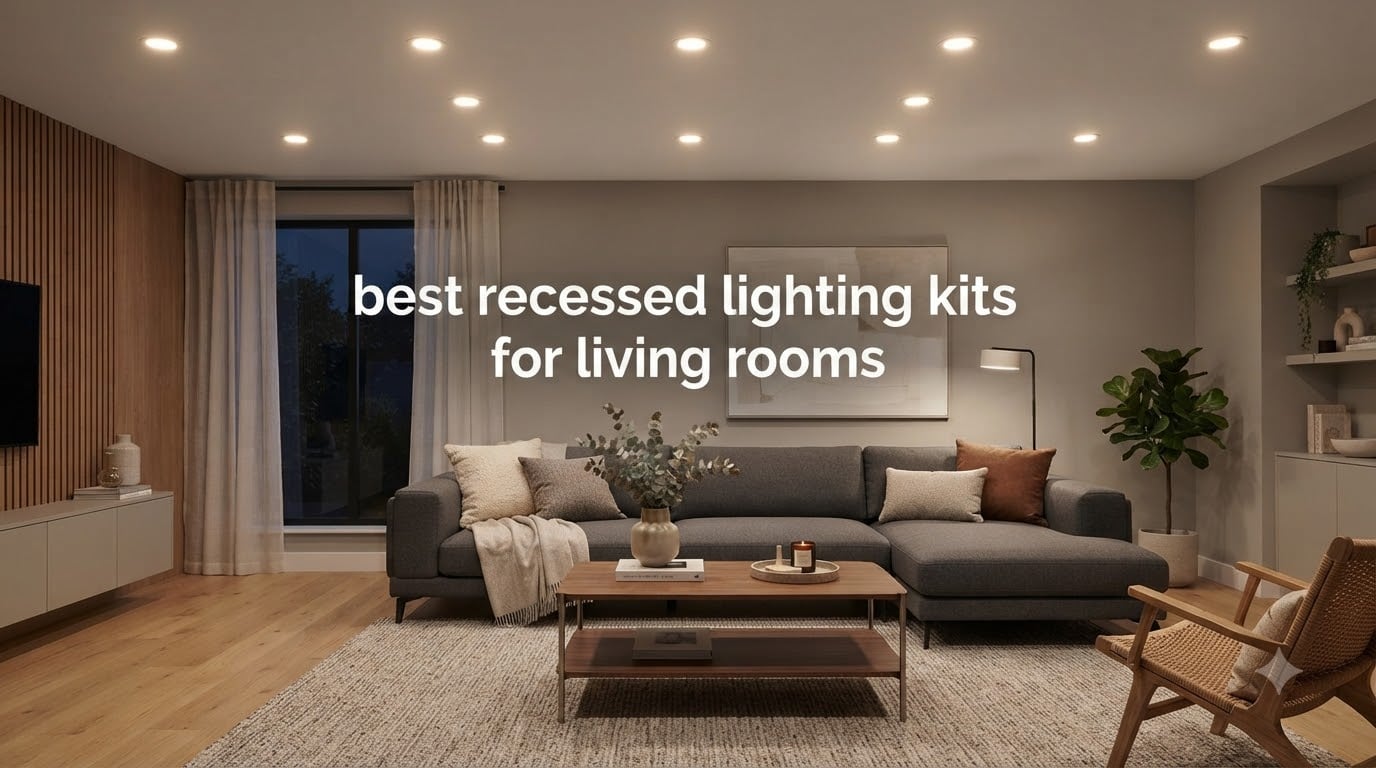 best recessed lighting kits for living rooms